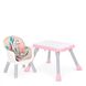 Стульчик для кормления BAMBI M 5672-8 «3 в 1», стол, стульчик, лего, Розовый 493543 фото 3