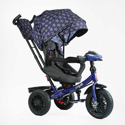 Детский велосипед-коляска BestTrike Perfetto 8066 трехколесный синий 586678 фото