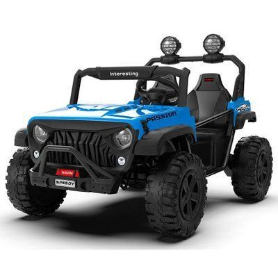 Детский электромобиль джип Bambi Racer M 6206EBLR-4 2 места 24V 4x45W синий 621815 фото