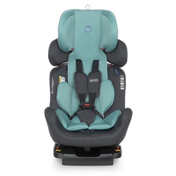 Автокресло детское El Camino ME 1041 Bravo ISOFIX, группа 0+/I-II-III, Бирюзовое 497133 фото