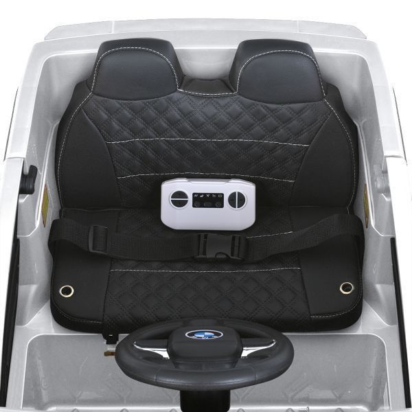 Дитячий електромобіль джип M 6139EBLR-1 2&times;35W 12V7AH білий 624903 фото
