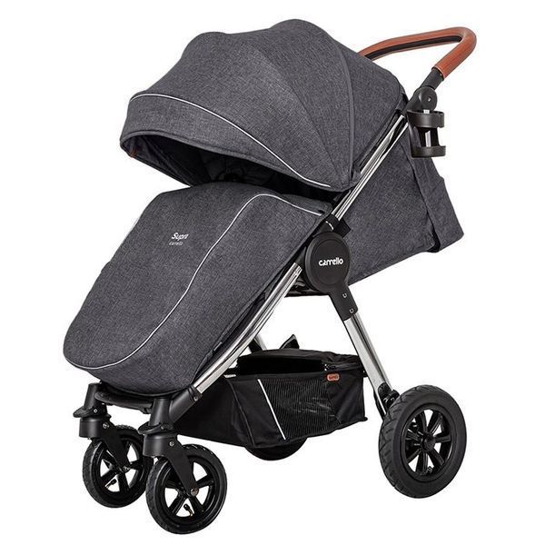 Коляска прогулянкова CARRELLO Supra CRL-5510 Solid Grey 478821 фото