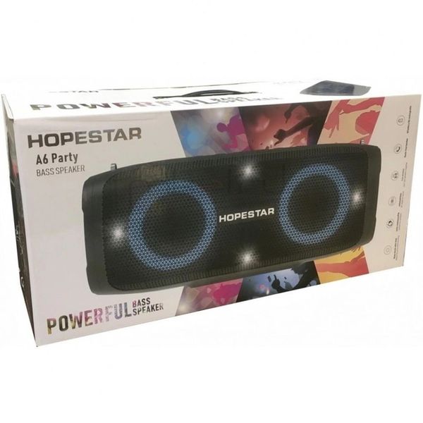 Портативная Беспроводная Bluetooth Колонка Hopestar A6 Party 30Вт Black 472443 фото