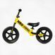 Дитячий велобіг CORSO NEO EN-40701 сталева рама, колеса 12" Жовтий 586465 фото 2