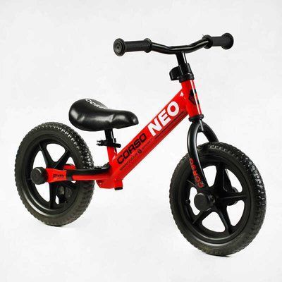 Велобег CORSO NEO EN-52360 стальная рама колеса 12" красный 586466 фото