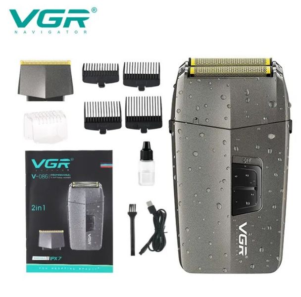 Электробритва VGR-086 триммер для бороды и усов аккумуляторный 526002 фото