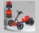 Дитячий електромобіль Bambi Cart M 6072EBR GO KART F1 з пультом, EVA-колеса, помаранчевий 620219 фото 3