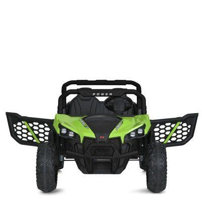 Електромобіль дитячий Bambi Racer Джип M 5911EBLR-2-5 двомісний 24V чорно-зелений 618516 фото
