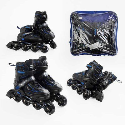 Роликові ковзани Best Roller 72366-М, регульовані, сині, розмір 34-37 601887 фото