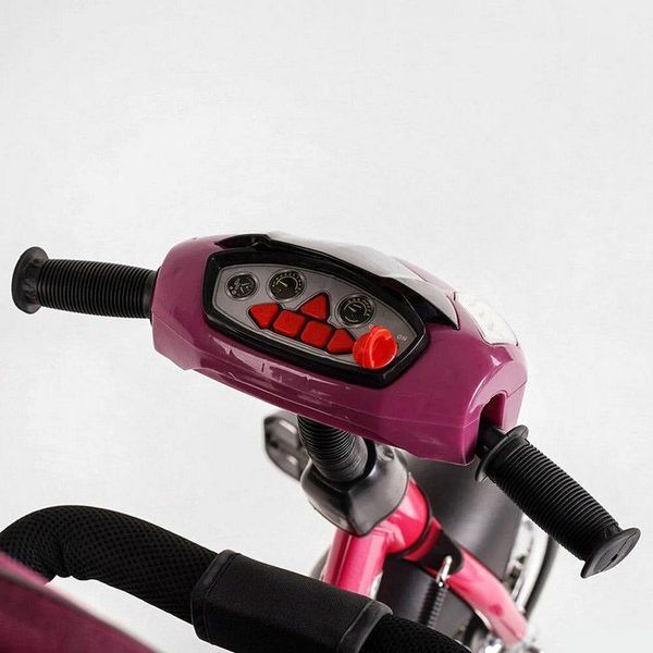 Велосипед детский трехколёсный Best Trike 6588 / 75-415 с музыкальной фарой малиновый 482829 фото