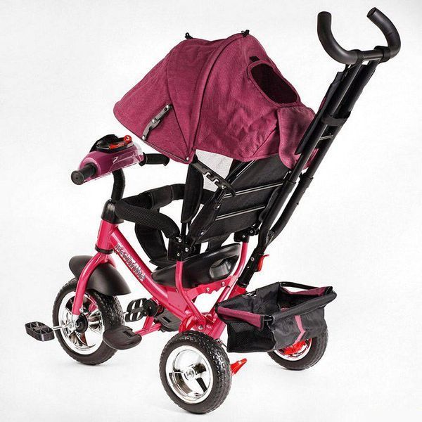 Велосипед детский трехколёсный Best Trike 6588 / 75-415 с музыкальной фарой малиновый 482829 фото