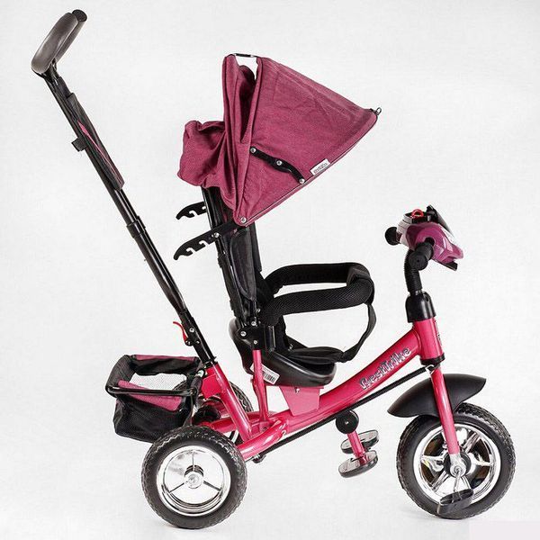 Велосипед детский трехколёсный Best Trike 6588 / 75-415 с музыкальной фарой малиновый 482829 фото