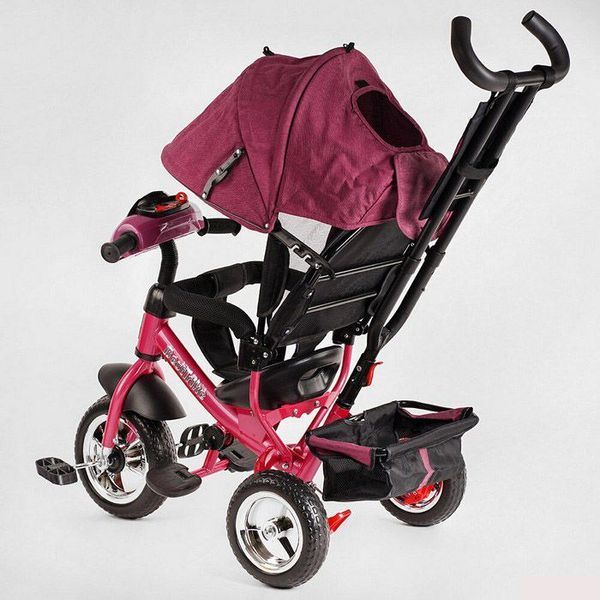 Велосипед детский трехколёсный Best Trike 6588 / 75-415 с музыкальной фарой малиновый 482829 фото