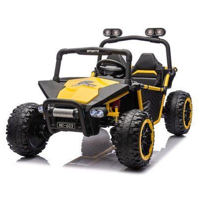 Детский джип Bambi Racer M 6207EBLR-6 24V 4x45W желтый 2 места 621818 фото