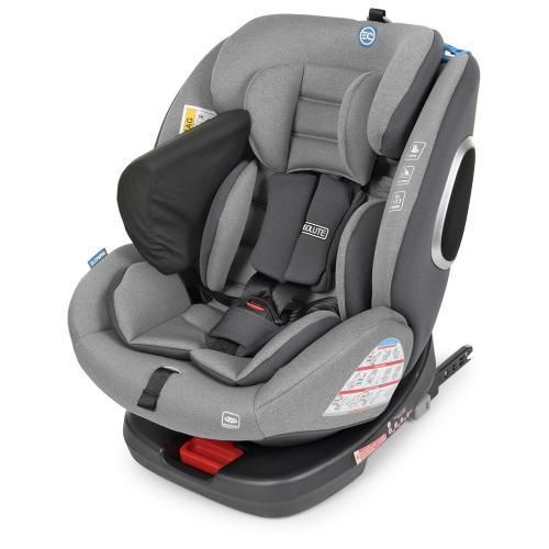 Дитяче автокрісло EL CAMINO ME 1079 ABSOLUTE ISOFIX 0-36 кг сіре 513946 фото