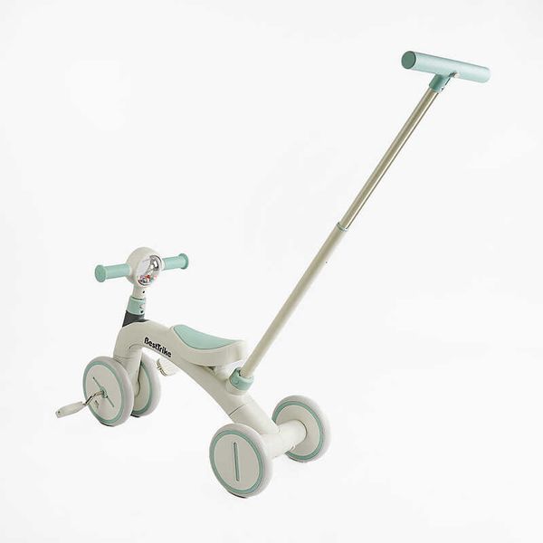 Велосипед трехколесный BestTrike BST-410 с родительской ручкой зеленый 586688 фото