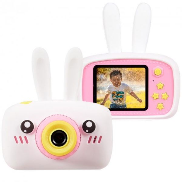 Детский цифровой фотоаппарат в силиконовом чехле MD X-500 с фото, видео, играми, Белый 522168 фото