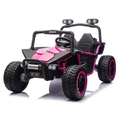 Детский джип Bambi Racer M 6207EBLR-8 2 места 24V 4x45W Розовый 621819 фото