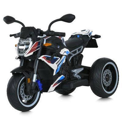 Детский электромобиль Мотоцикл M 6142EL-1 2x25W 12V7AH белый 619622 фото