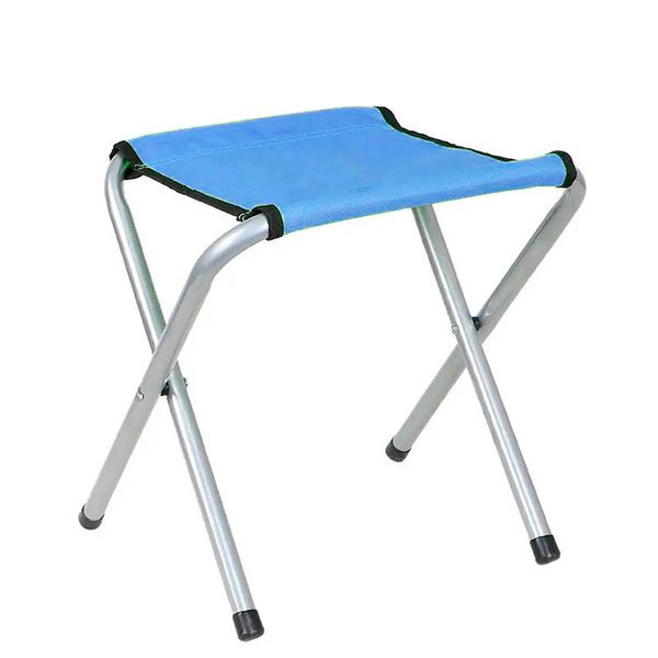 Стол-чемодан складной для пикника Folding Table алюминиевый с четырьмя стульями, Синий 499038 фото