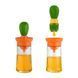 Диспенсер для олії та оцту MD W-31 180 мл із силіконовим пензлем, Orange/Green 525119 фото 1