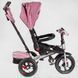 Велосипед дитячий Best Trike 6088 F-290-88 (поворотне сидіння, складаний кермо, музичної фара з пультом) світло-рожевий 482904 фото 3