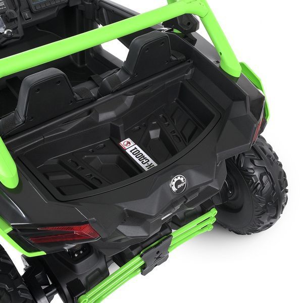 Дитячий електромобіль Джип Bambi Racer M 4920EBLR-5 24V 2 місця EVA зелений 522037 фото