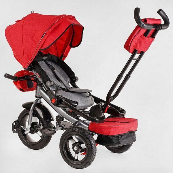 Велосипед дитячий Best Trike 6088 F - 302-66 (поворотне сидіння, складаний кермо, музичної фара з пультом) червоний 482905 фото