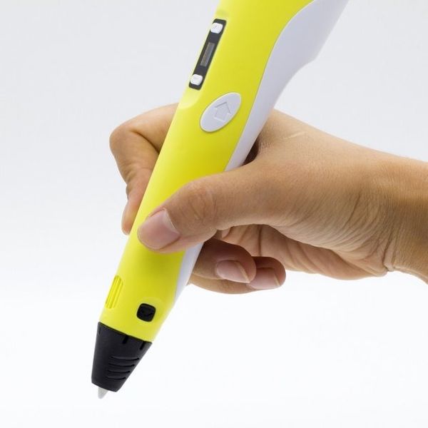 3D ручка з планшетом для малювання 3DPen Kit Yellow (ножиці, захист для пальців, 100 м. PLA пластика) 522258 фото