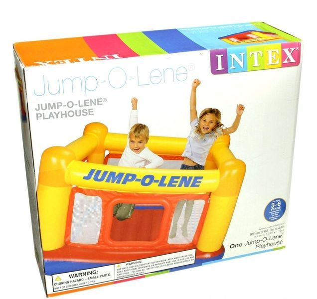 Детский надувной батут Intex 48260, Jump-O-Lene, 174х174х112 см 480570 фото