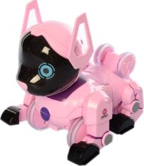 Детская интерактивная игрушка робот - собака Z105 на радиоуправлении с аккумулятором розовый 530002 фото