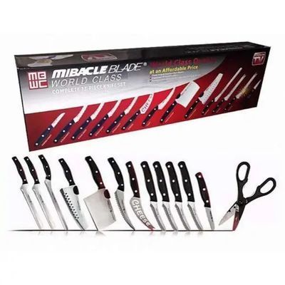 Набор кухонных ножей Miracle Blade 13 в 1 из нержавеющей стали 525984 фото