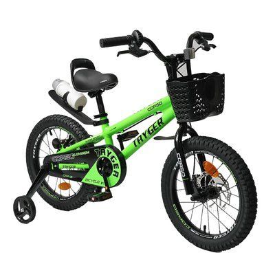 Детский двухколесный велосипед CORSO Tayger TG-70411 16" алюминиевая рама, зеленый 612535 фото