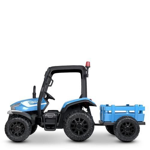 Дитячий електромобіль трактор M 4844EBLR-4 4&times;35W 12V14AH синій 530310 фото