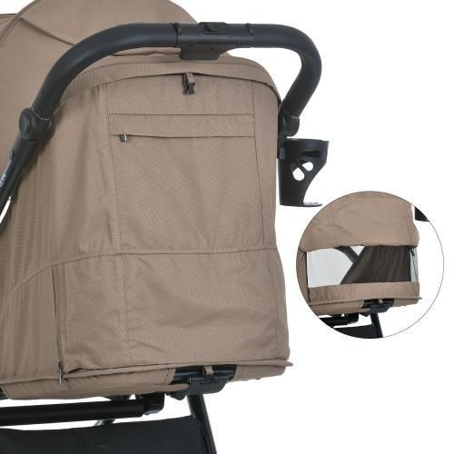 Дитяча коляска-книга El Camino ME 1182 MALTA Coffee Beige до 22 кг 619022 фото