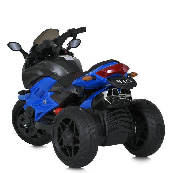 Дитячий електромотоцикл Bambi Racer M 4274EL-4 1 12V 2x35W Синій 506797 фото