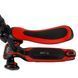 Самокат триколісний BestScooter JS-10711 зі знімним сидінням, алюмінієве кермо, колеса зі світлом, чорно-червоний 461752 фото 4