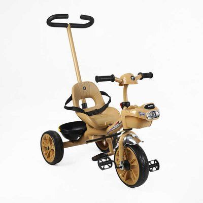 Велосипед триколісний BestTrike BS-70619 з батьківською ручкою жовтий 586741 фото