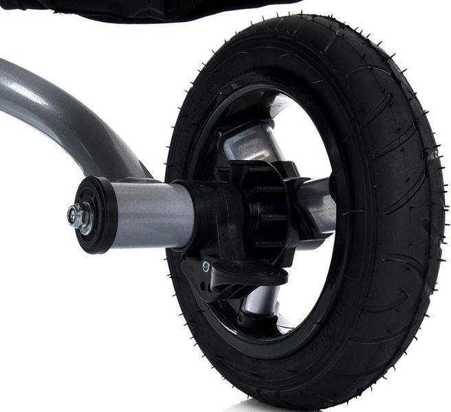 Детский трехколесный велосипед Turbo Trike MT 1007-8 поворотное сиденье, светло-серый 536080 фото
