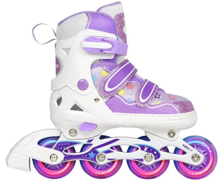 Детские роликовые коньки Maraton Inline T-REX раздвижные 34-37 сиреневый 634850 фото