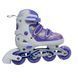 Детские роликовые коньки Maraton Inline T-REX раздвижные 34-37 сиреневый 634850 фото 1