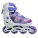 Детские роликовые коньки Maraton Inline T-REX раздвижные 34-37 сиреневый 634850 фото 2