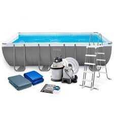 Бассейн каркасный прямоугольный INTEX 26356 XTR PREMIUM POOL LINE, полная комплектация, 549х274х132 см 478991 фото