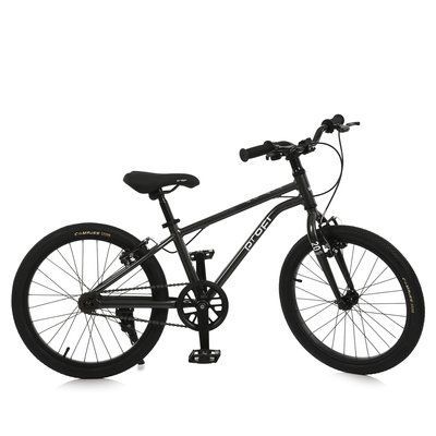 Велосипед детский Prof1 MB 20LIGHTY 20" дюймов алюминиевая рама серый 619586 фото