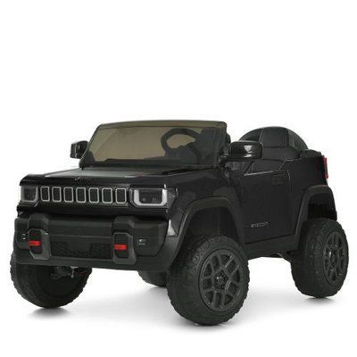 Детский электромобиль Джип JJ2500EBLR-2 24V 2 места EVA колеса черный 638780 фото