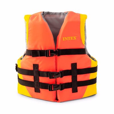 Спасательный жилет детский Intex 69680, 22 - 40 кг, оранжевый 481336 фото