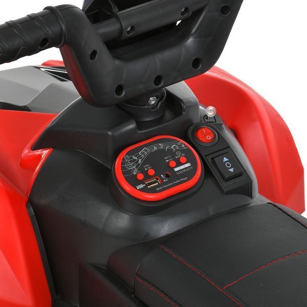 Дитячий електроквадроцикл Bambi Racer M 6181EL-3 1 12V 2x25W Червоний 621825 фото