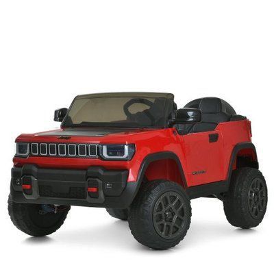 Электромобиль Джип JJ2500EBLR-3(24V) 24V EVA кожа красный 638781 фото