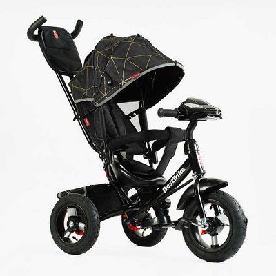 Велосипед-коляска трехколесный BestTrike 3390-31-025 с интерактивной панелью черный 586746 фото