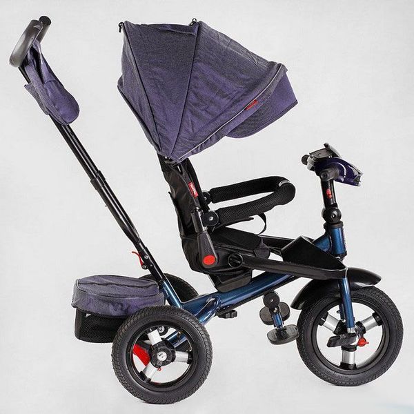 Велосипед дитячий Best Trike 6088 F-508-21 (поворотне сидіння, складаний кермо, музичної фара з пультом) фіолетовий 482908 фото
